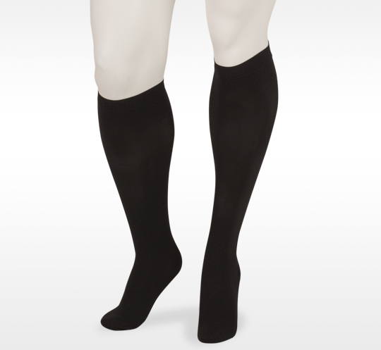 Knee High Compression Soft Stockings - Nude