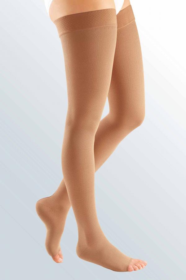 Mediven Thigh High Compression Stockings - Nude